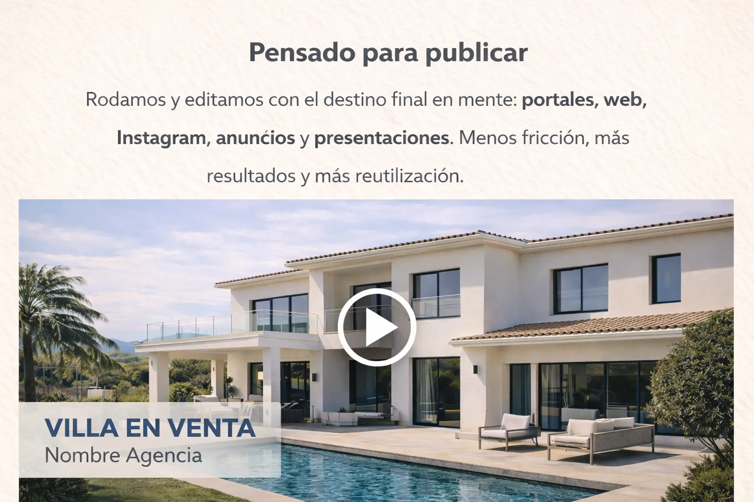 Pensado para publicar